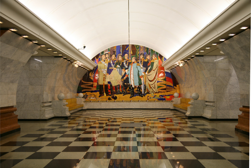 Станция Московского метро «Парк Победы»